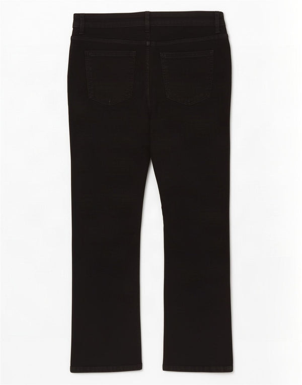 Jeans Bootcut da donna Marks & Spencer UK 18 XL W36 L30 Cotone nero