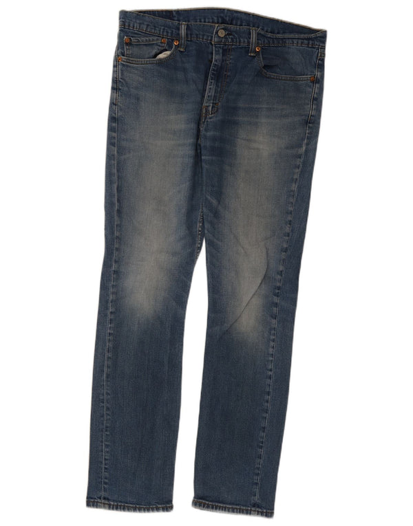 Levi's Mens 511 Slim Jeans W36 L32 Blue Cotton