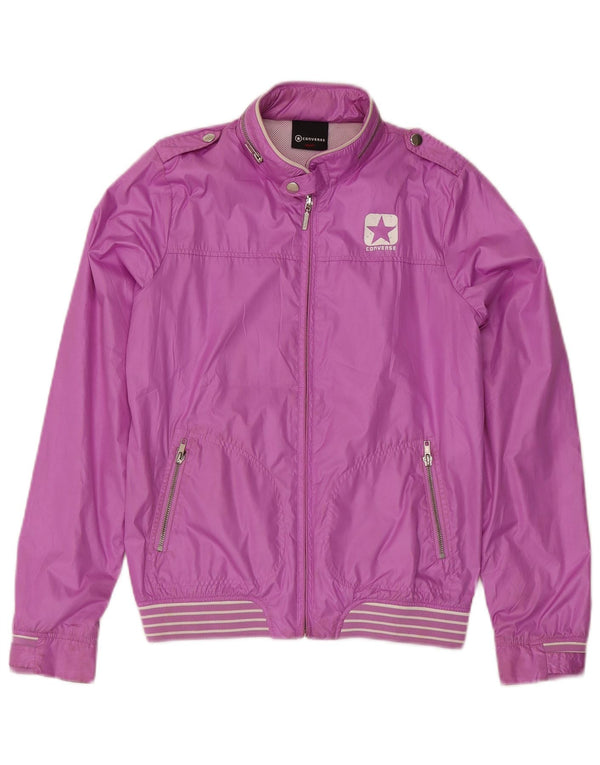 Giacca da ginnastica da donna con cappuccio militare Converse UK 10 Small Viola