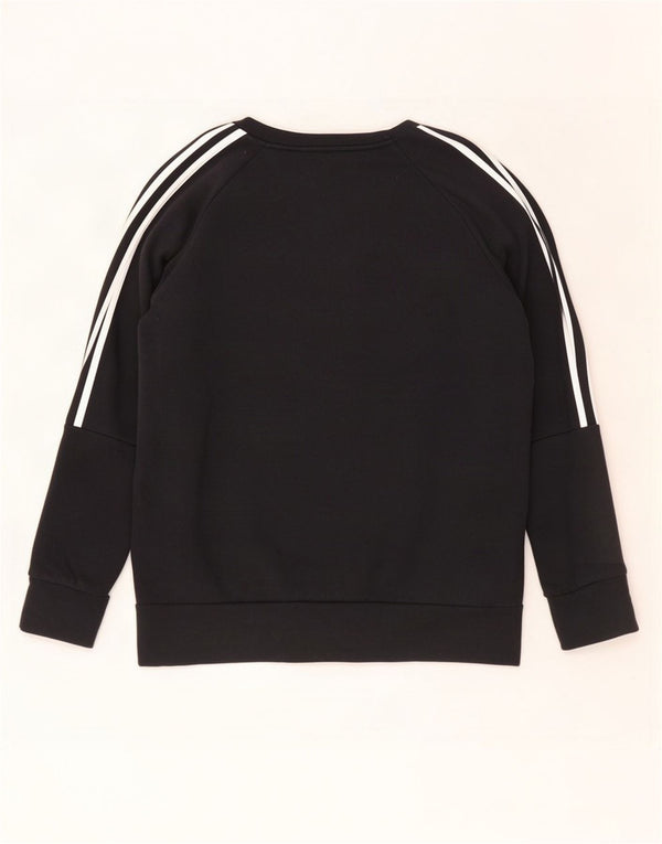 Felpa da donna Adidas Jumper UK 16/18 grande cotone nero