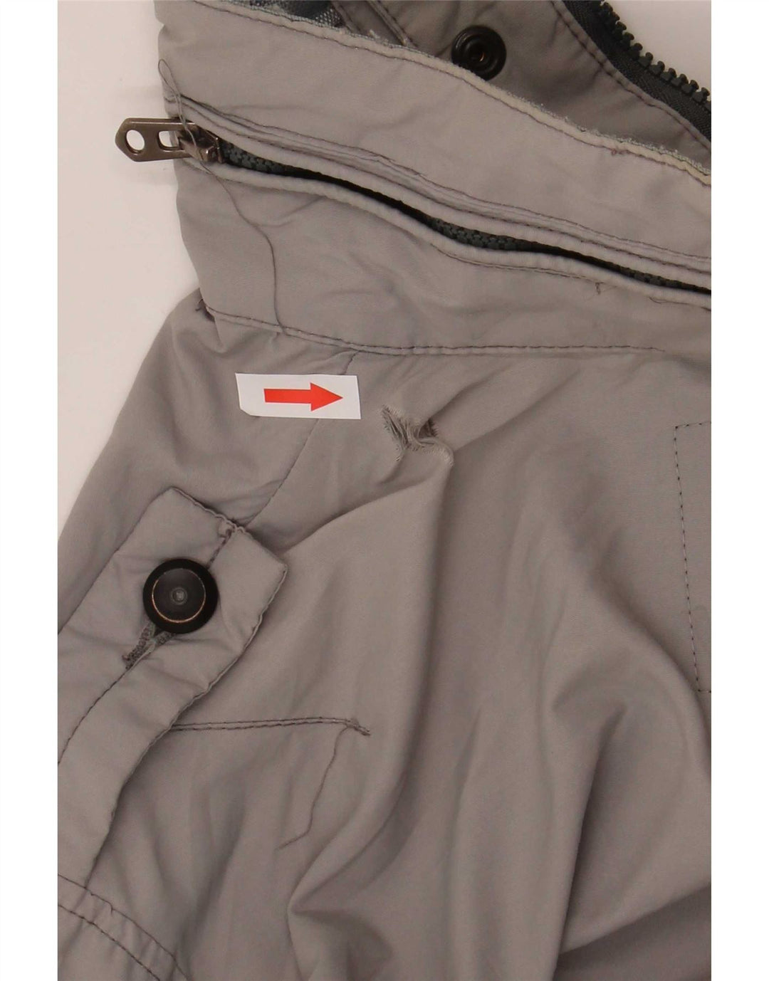 Giacca militare da uomo G-Star UK 40 Large Grigia in poliammide