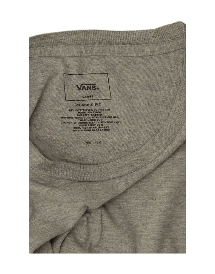 Maglietta da uomo Vans Classic Fit, taglia grande, grigia
