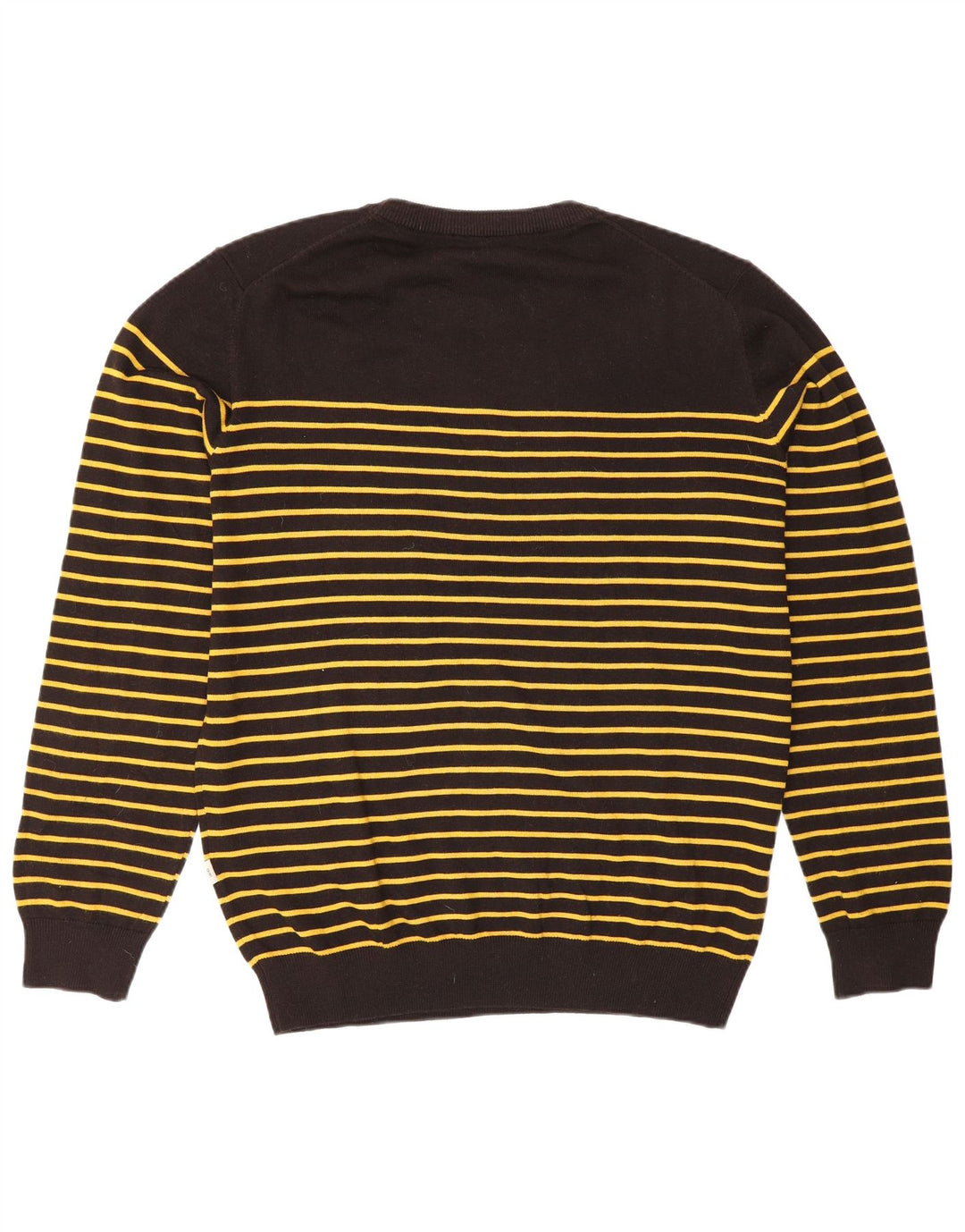 Liu Jo Uomo Maglione Girocollo Maglione XL Cotone a Righe Nero