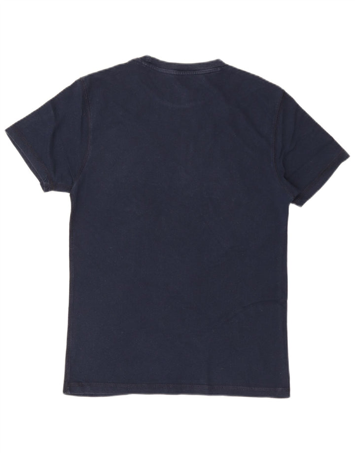 HARD ROCK CAFE T-shirt grafica da uomo Florence Top piccola in cotone blu navy