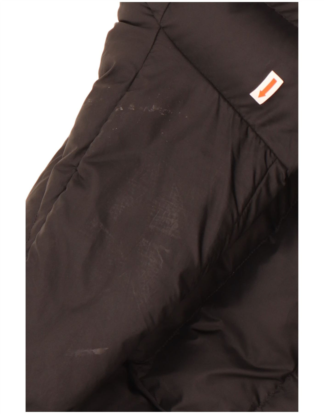 Giacca imbottita con cappuccio da uomo Adidas UK 36 Small Black Colourblock in poliacrilico