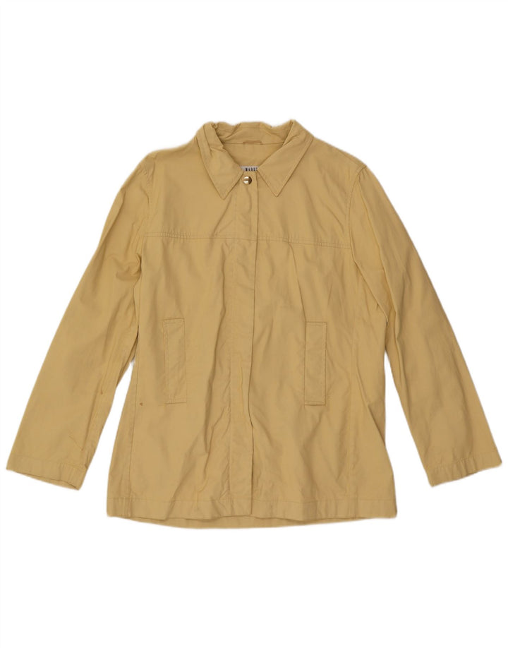 Giubbotto bomber da donna Marella UK 14 grande cotone giallo
