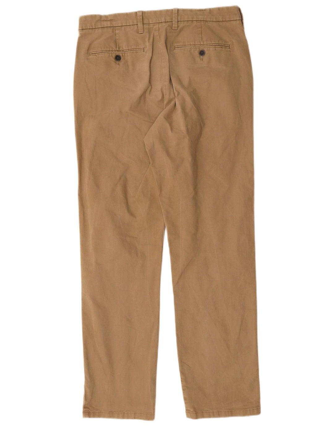 Pantaloni chino dritti vestibilità regolare da uomo Marks & Spencer W32 L31 Marrone