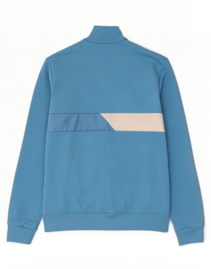 Giacca da tuta da ragazzo Adidas 13-14 anni in poliestere color block blu