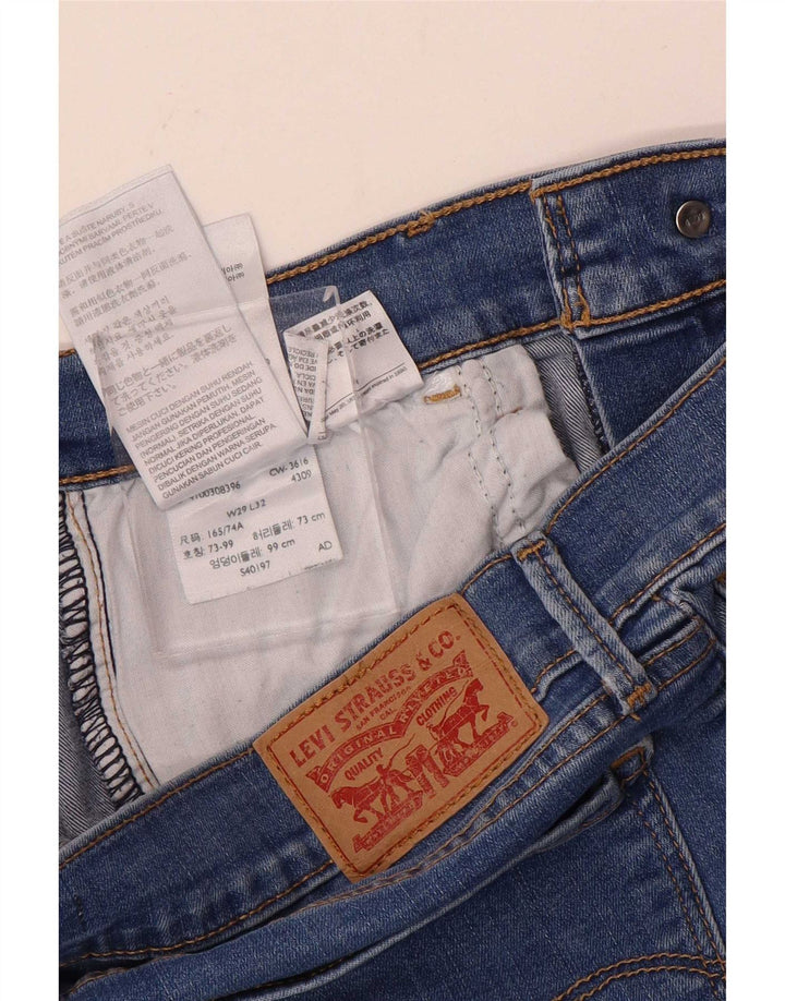 Jeans Levi's da donna 710 super skinny W29 L32 cotone blu