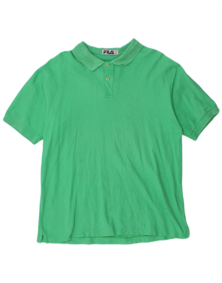 Polo Uomo Fila IT 54 XL Cotone Verde