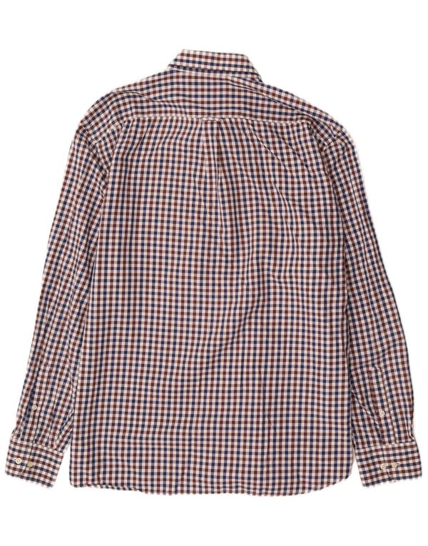 Camicia da uomo Barbour 2XL in cotone a quadretti blu