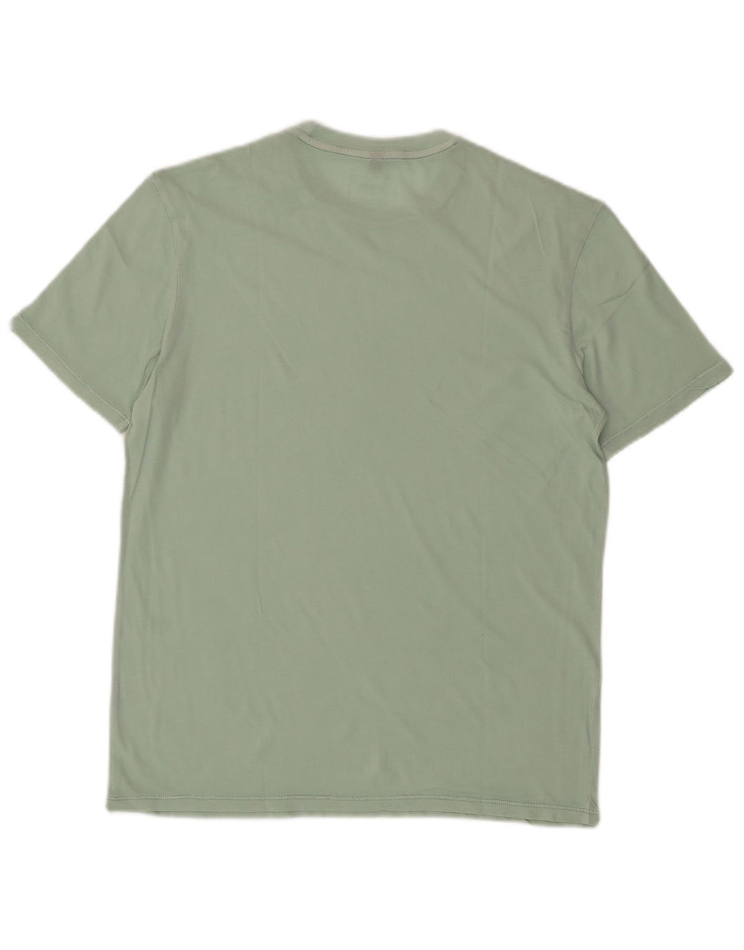 ARMANI JEANS T-shirt Uomo Top Small Verde Cotone