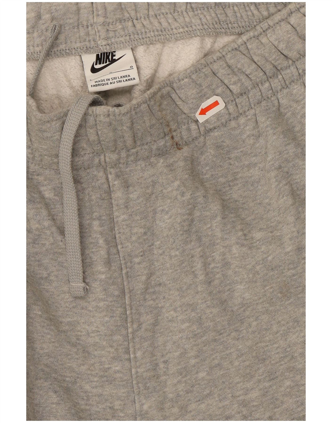 Pantaloni da tuta da uomo Nike Large in cotone chiazzato grigio