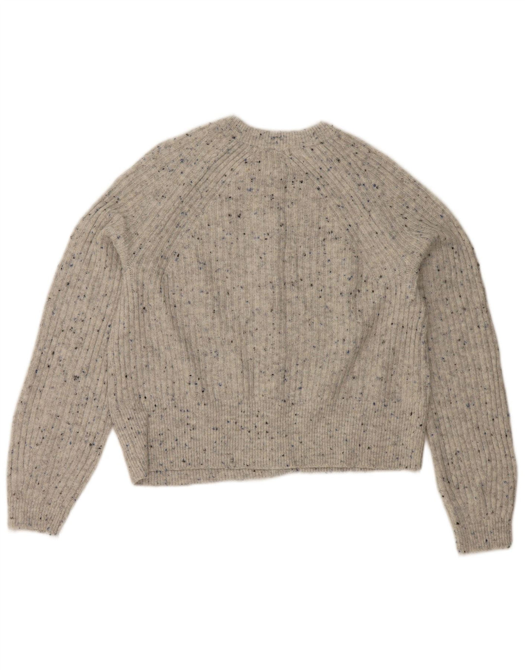 Maglione cardigan corto da donna Marks & Spencer UK 14 Grigio medio chiazzato