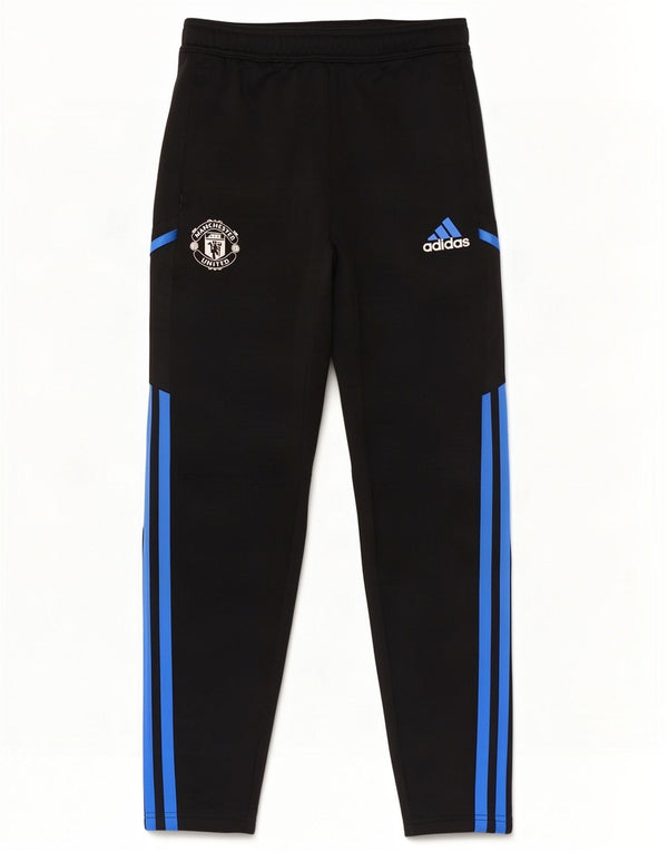 Pantaloni della tuta da ragazzo Adidas Manchester United 13-14 anni neri