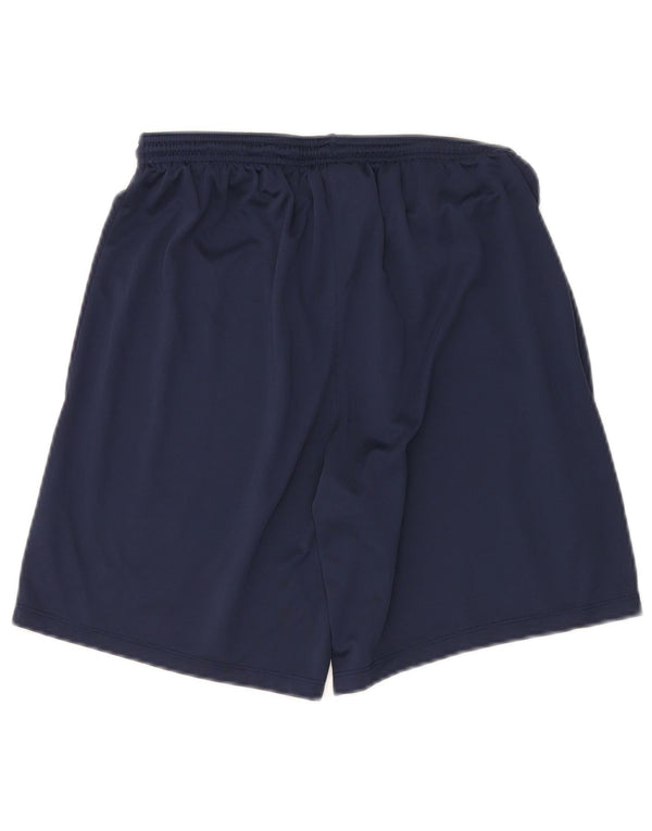 NIKE Pantaloncini sportivi da uomo Dri Fit Slim Fit Large in poliestere blu navy