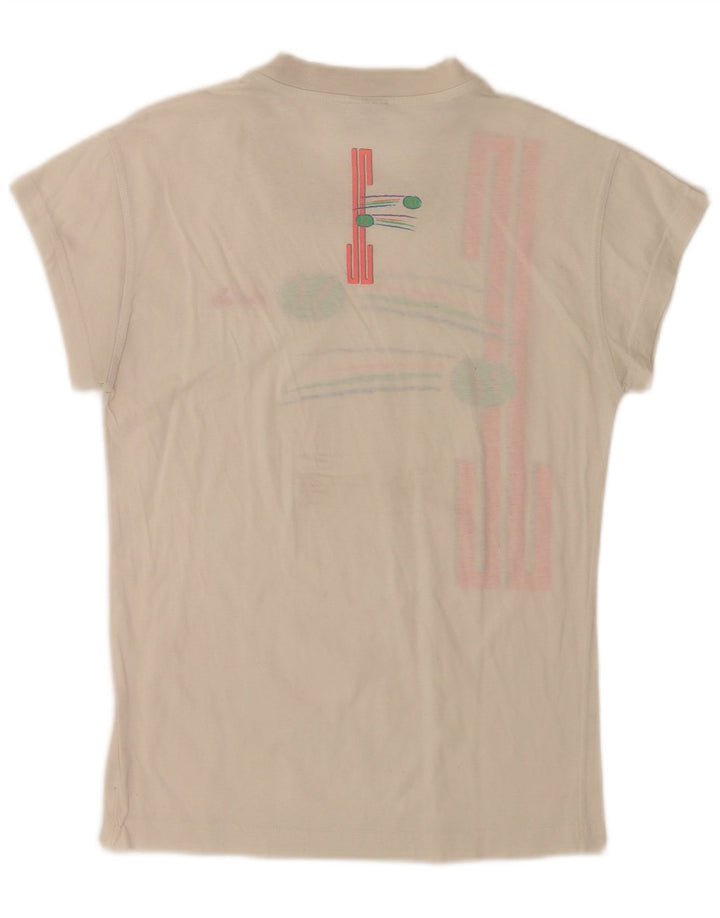 T-shirt grafica da donna Diadora Top IT 42 Medium Bianco Cotone