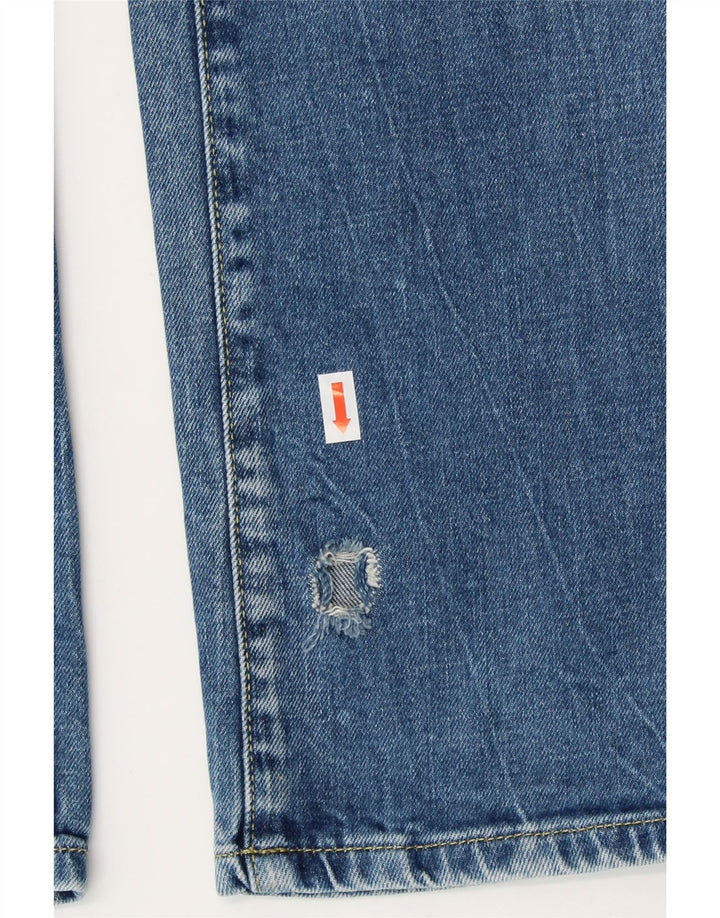 Jeans slim invecchiati da donna G-STAR W31 L36 cotone blu