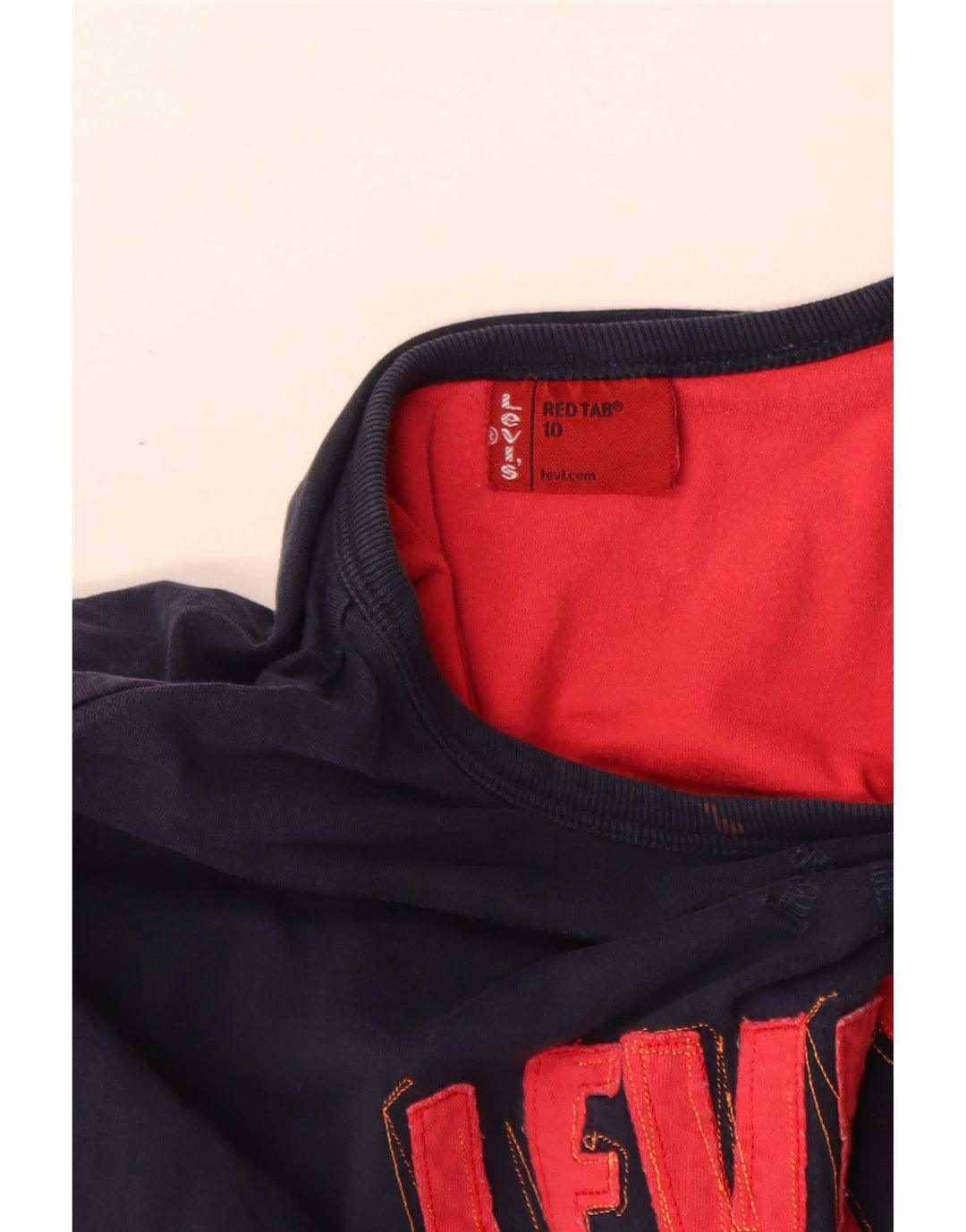 Maglietta grafica da ragazzo a maniche lunghe Levi's 9-10 anni blu navy