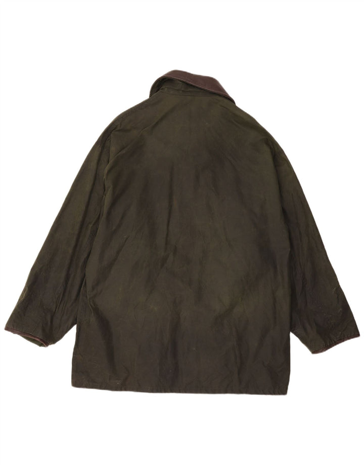 Giacca vintage in cotone cerato da uomo UK 38 Cotone color block verde medio