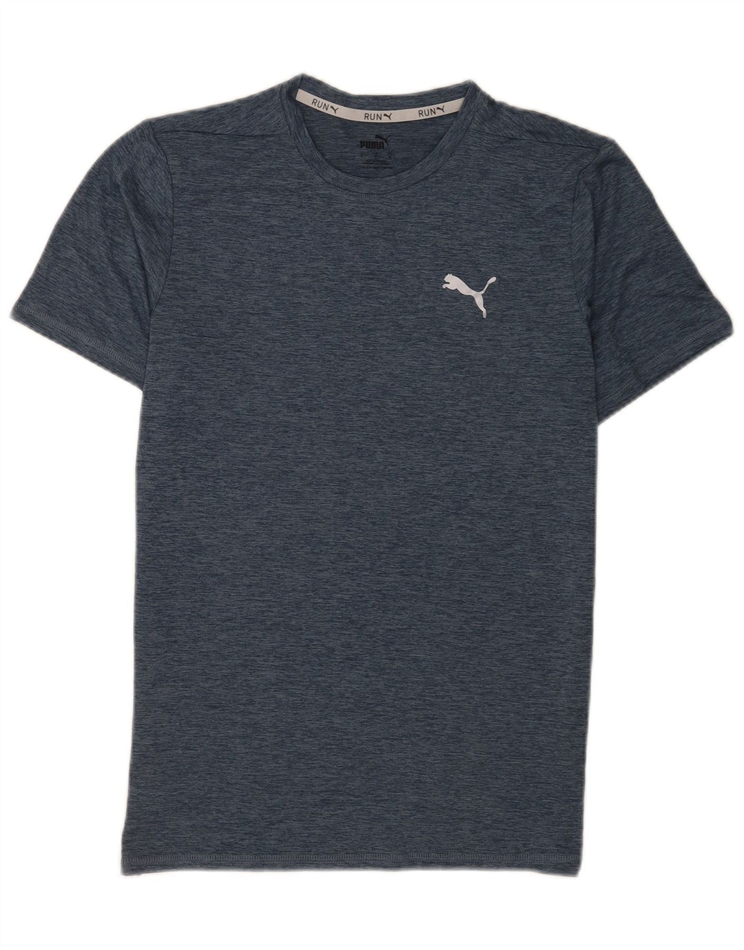 T-shirt da uomo Puma Top Small blu navy screziato