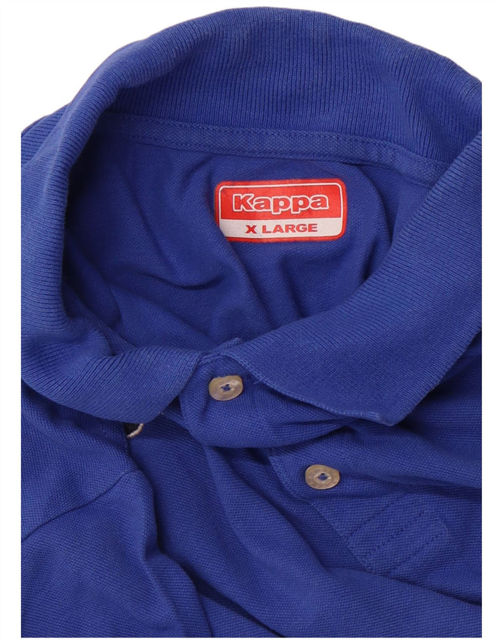 Polo KAPPA da uomo XL Blu