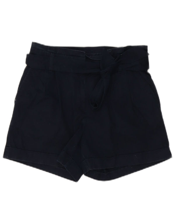 Pantaloncini chino da donna Oasis UK 8 piccoli W28 cotone blu navy
