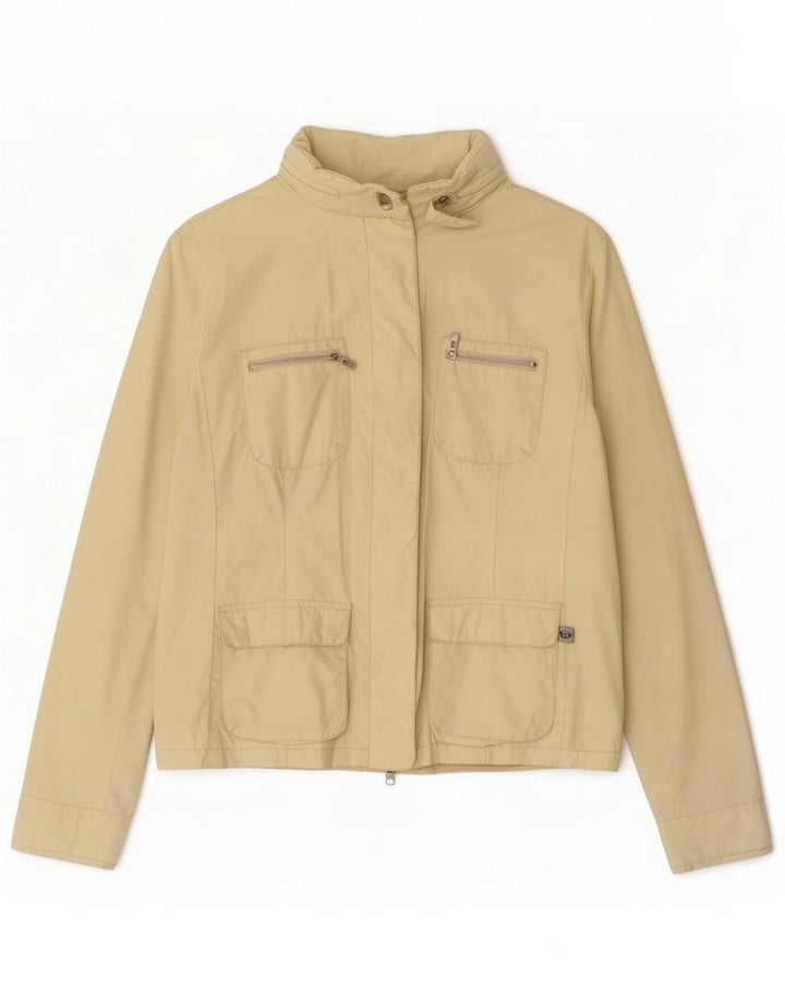 Sergio Tacchini Giacca utility con cappuccio da donna IT 46 Large Beige Poliammide