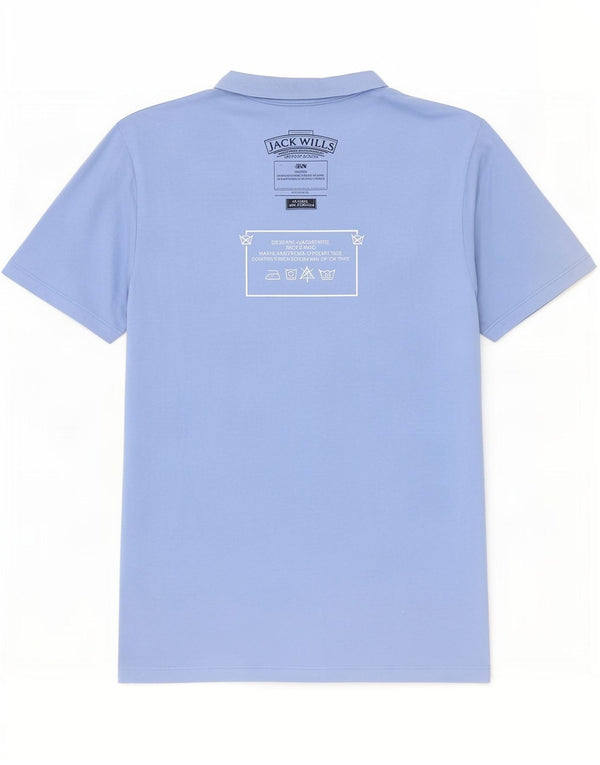 T-shirt grafica da uomo con vestibilità classica Jack Wills Top in cotone blu piccolo