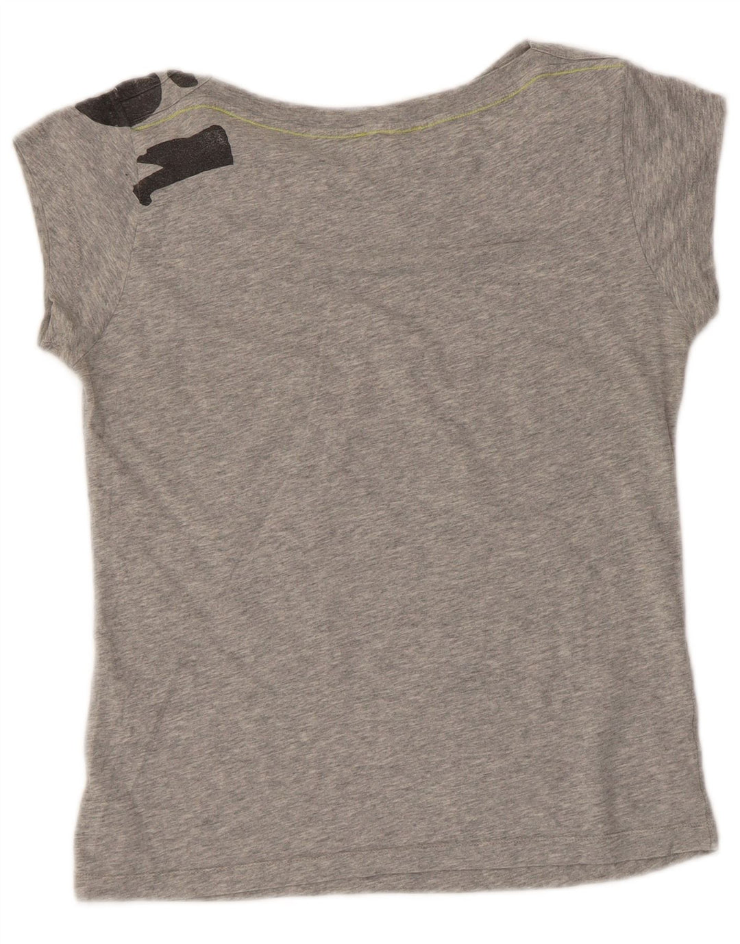 Maglietta grafica da donna Diesel Top UK 12 Grigio medio chiazzato