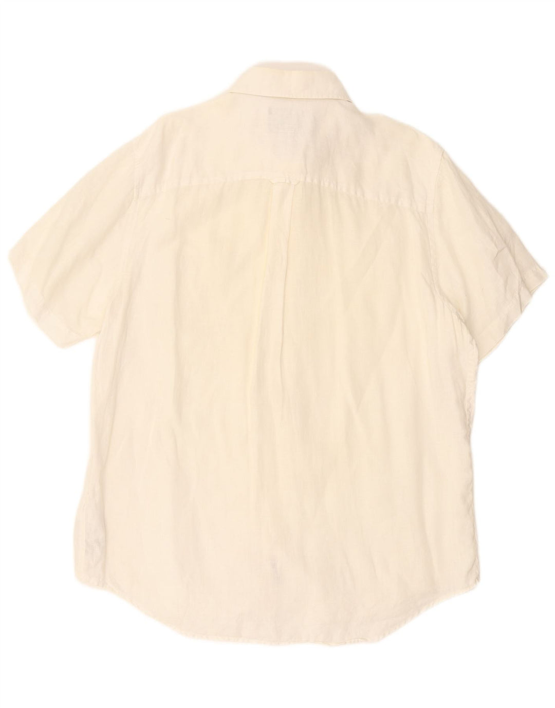 Camicia Timberland da uomo a maniche corte vestibilità regolare XL lino bianco sporco