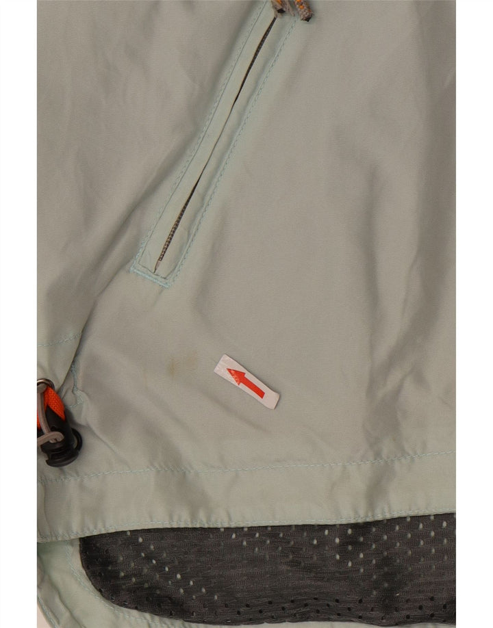Giacca antipioggia geografica da uomo Napapijri UK 38 nylon verde medio