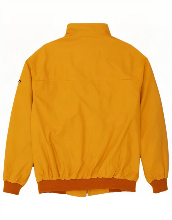Giacca a vento vintage da uomo vestibilità ampia UK 42 XL color block giallo