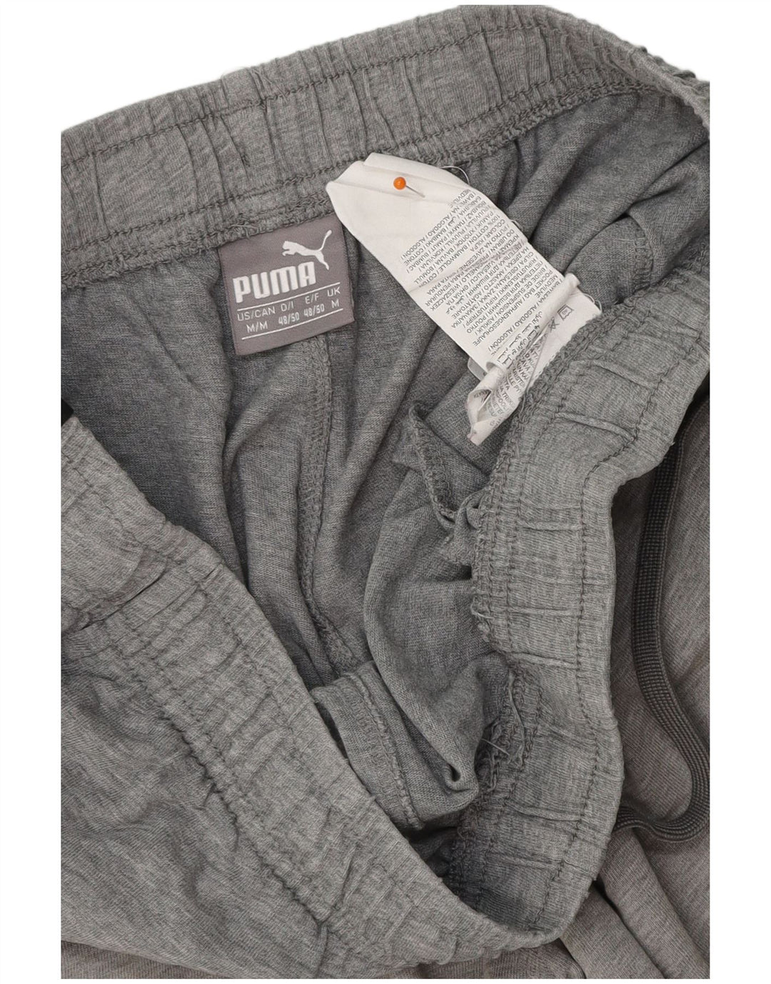 Pantaloncini sportivi da uomo PUMA in cotone grigio medio