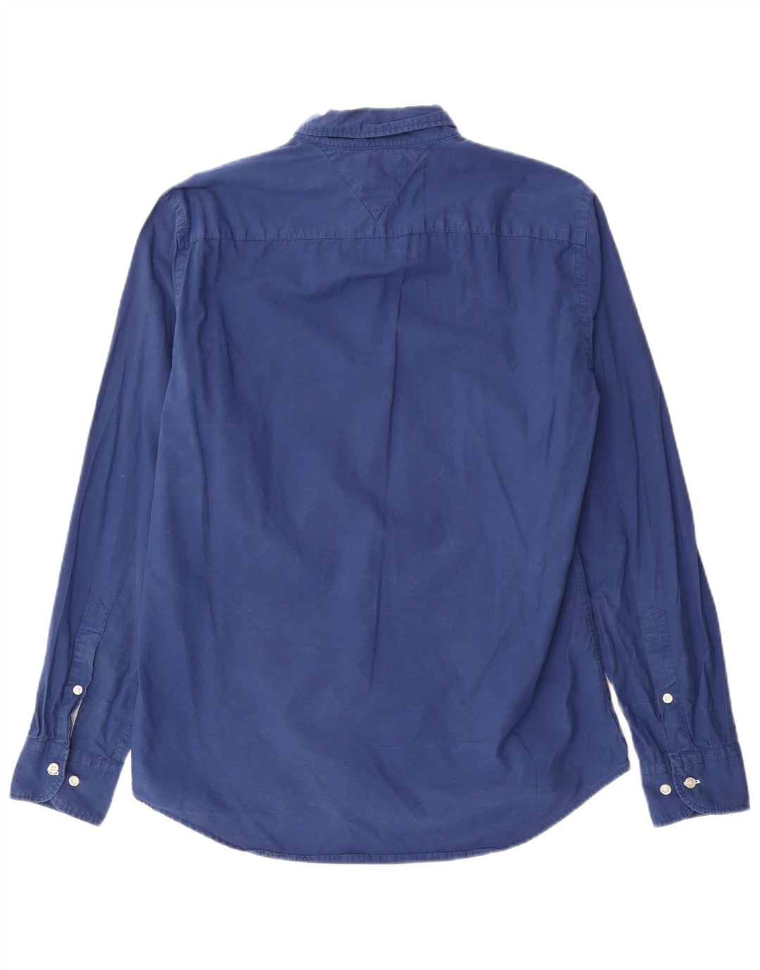 Camicia da uomo Regular Fit Tommy Hilfiger in cotone blu medio