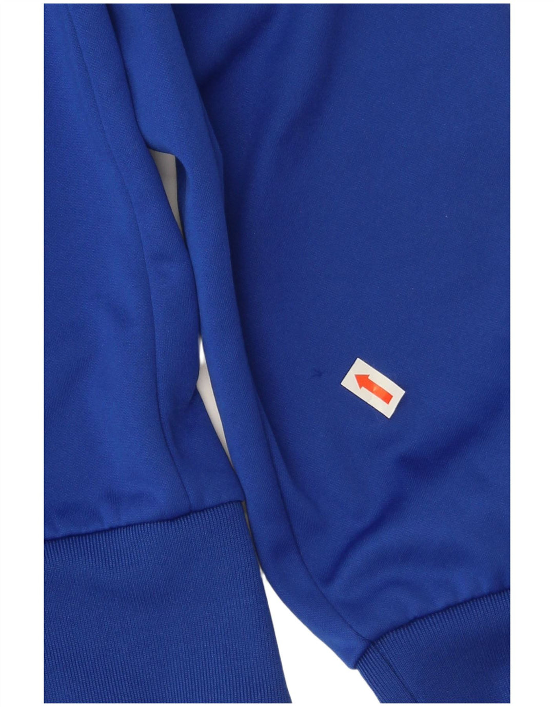 Felpa da uomo con collo con zip grafica Lotto Maglione grande poliestere blu