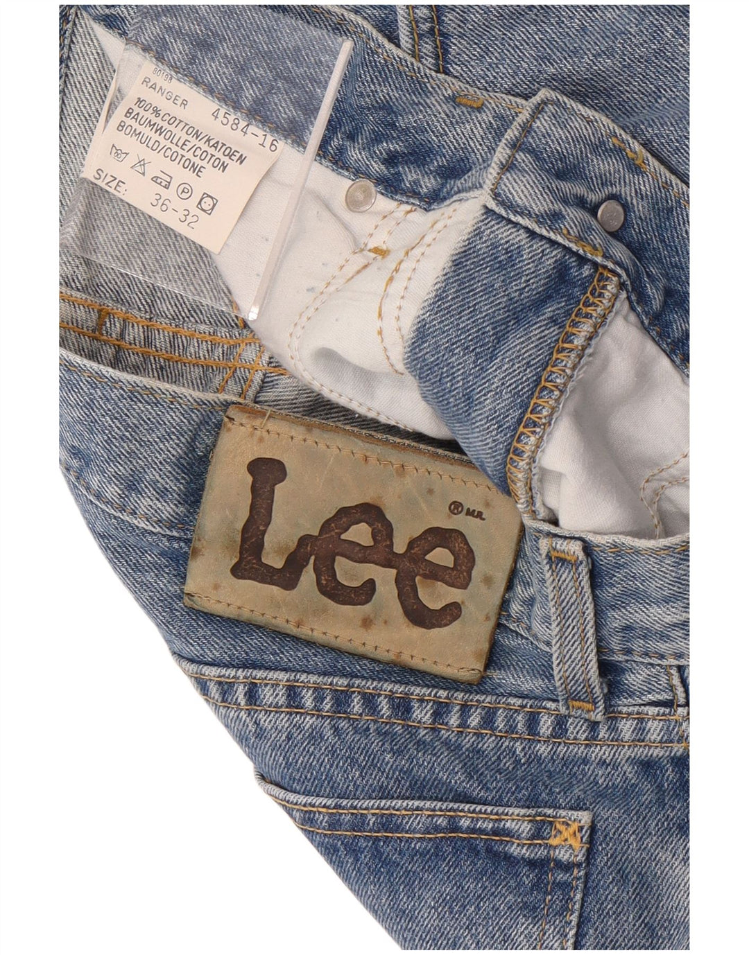 Jeans dritti Lee Ranger da uomo W36 L32 cotone blu