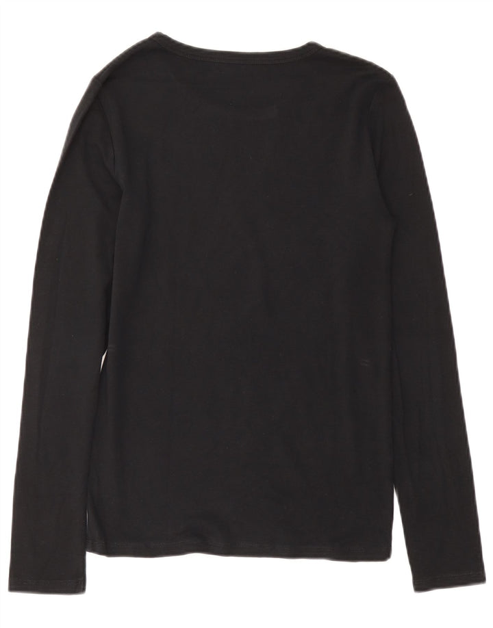 Top Gap da uomo Modern Fit a maniche lunghe, colore nero medio