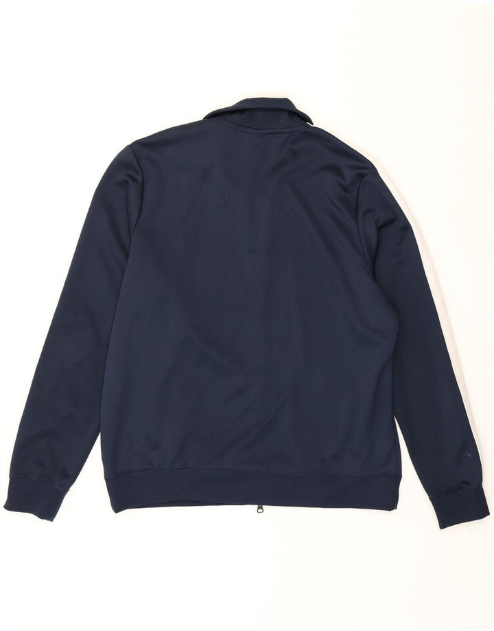 Giacca da ginnastica da uomo Nike XL XL in poliestere color block blu navy