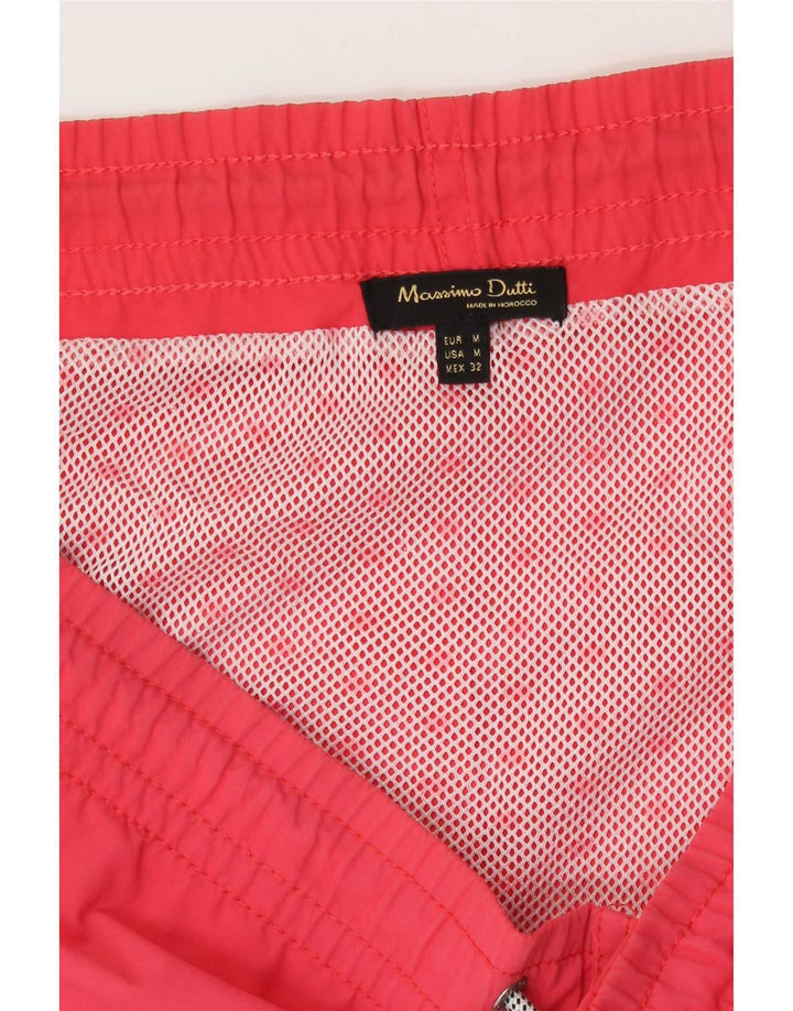 Pantaloncini da bagno da uomo Massimo Dutti rosso medio