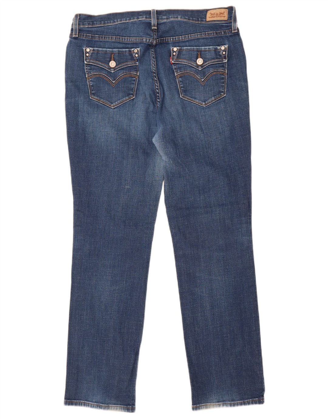 Jeans dritti Levi's 505 da donna W32 L32 cotone blu
