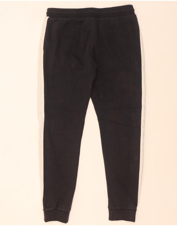 Pantaloni da tuta da uomo Adidas Joggers grandi in cotone color block nero