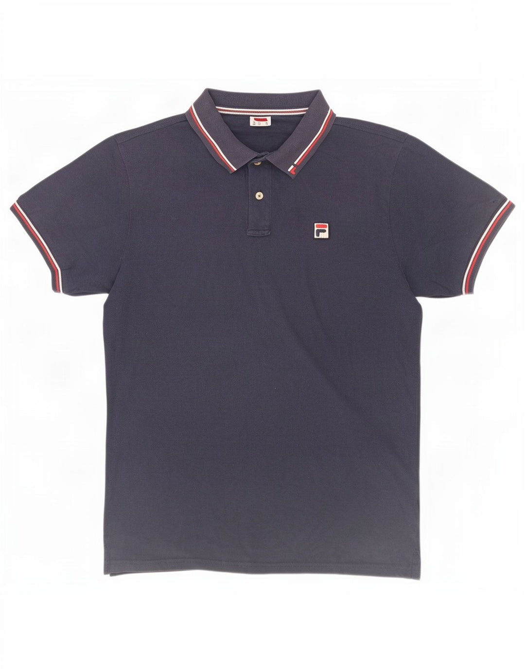 Polo da tennis da uomo Fila IT 50 Medium Navy Blue Striped
