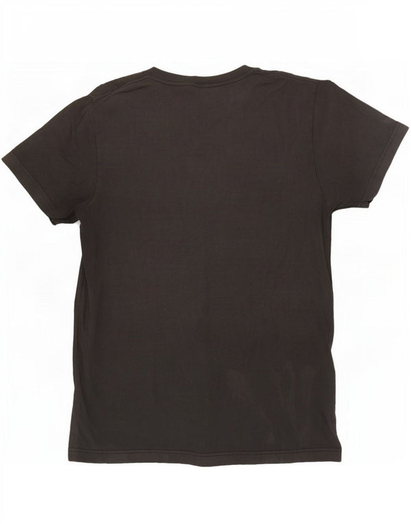 T-shirt grafica da uomo Adidas Top in cotone nero medio