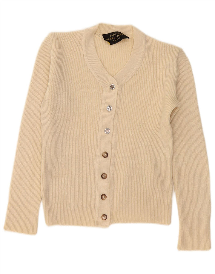 Maglione cardigan corto da donna Pierre Cardin IT 44 Beige medio