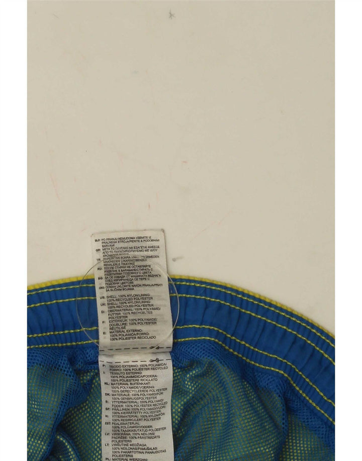 Pantaloncini da bagno Adidas da uomo in nylon giallo medio