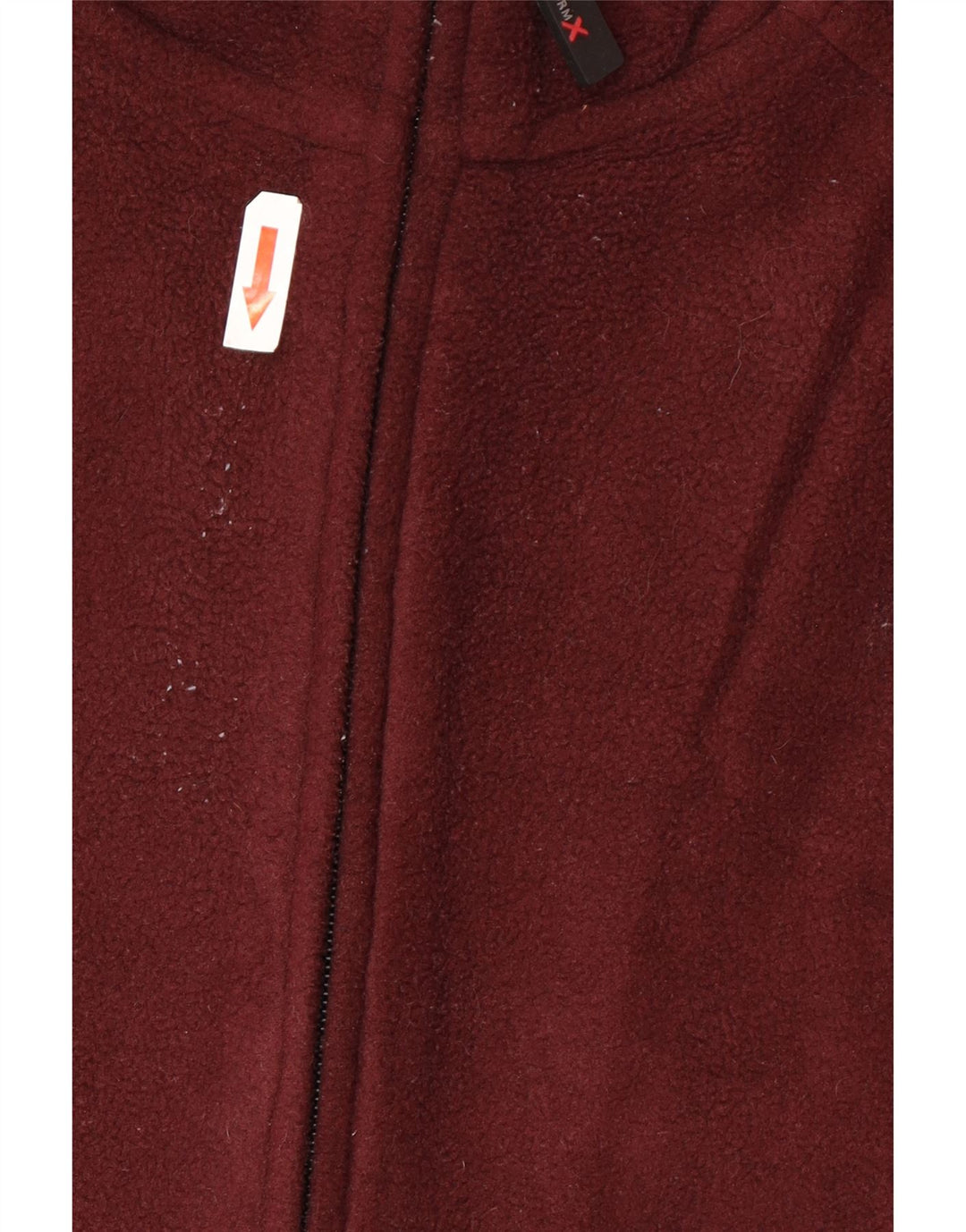 Giacca in pile da uomo Izod UK 42 XL Poliestere color block bordeaux