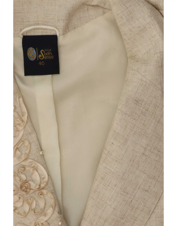La tua giacca blazer a maniche corte da donna Sixth Sense EU 40 Beige medio
