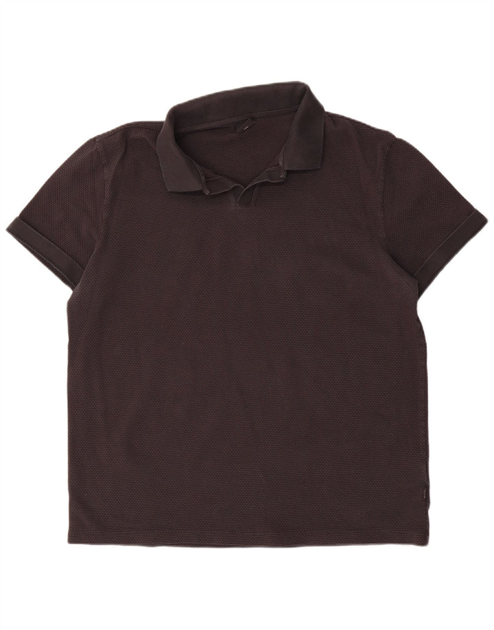 Polo da uomo Hugo Boss 3XL cotone nero