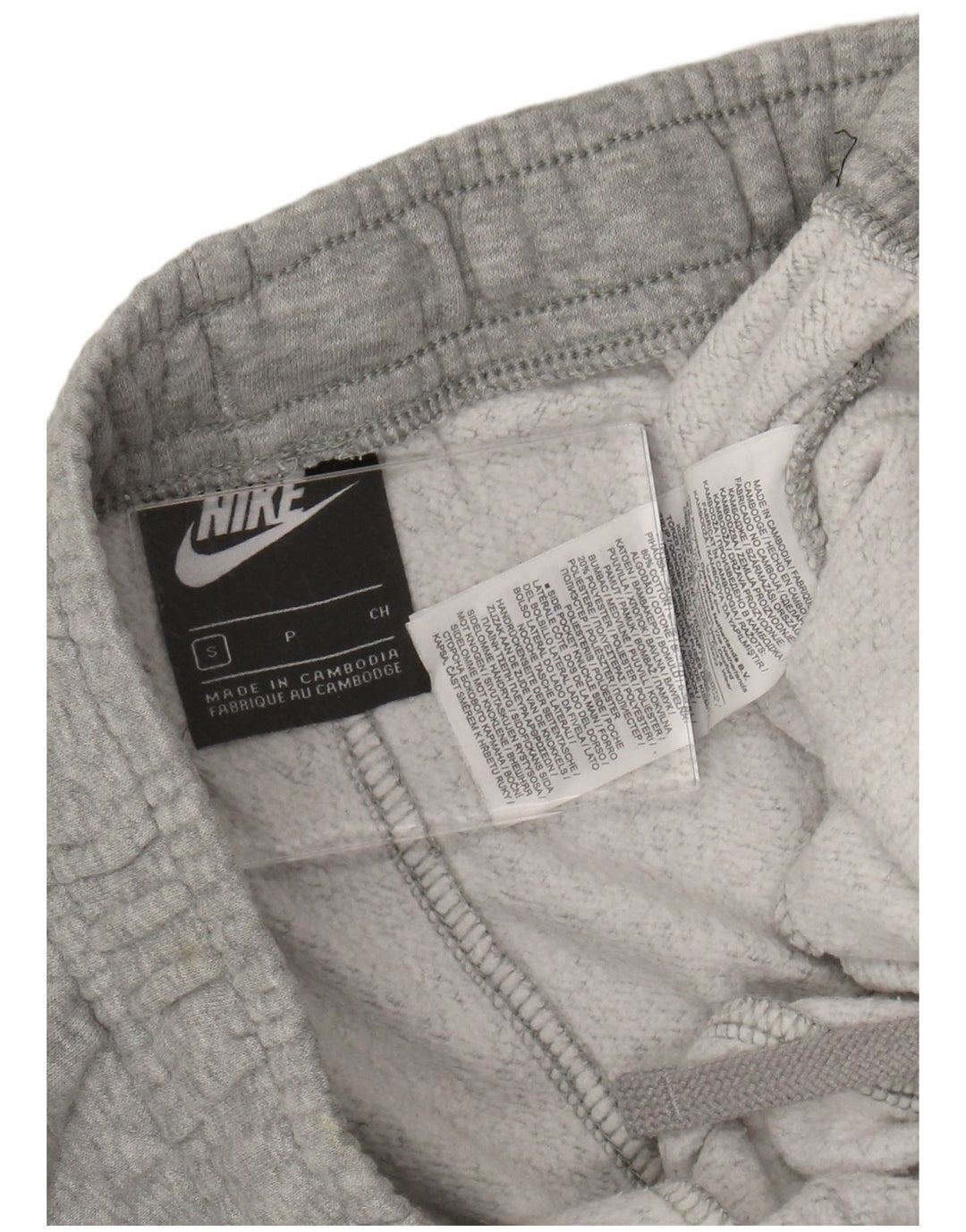 Pantaloni da tuta da uomo NIKE Joggers piccoli in cotone grigio